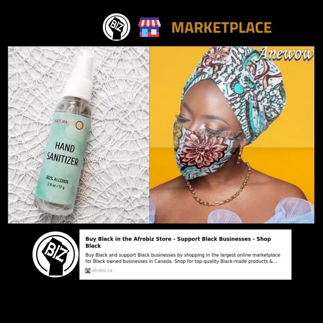 AfroBiz Marketplace Shop Black owned Face Mask brands and Black owned PPE companies in USA