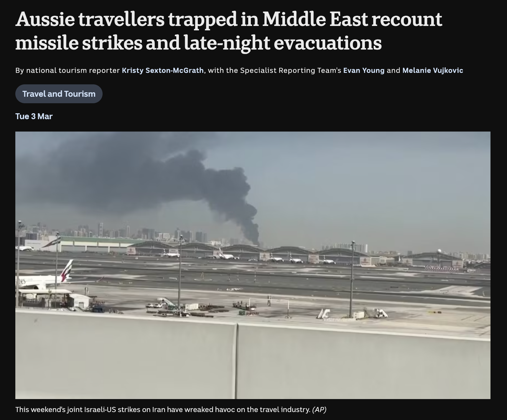 Reviewing School Travel Programs Amid Middle East Conflict