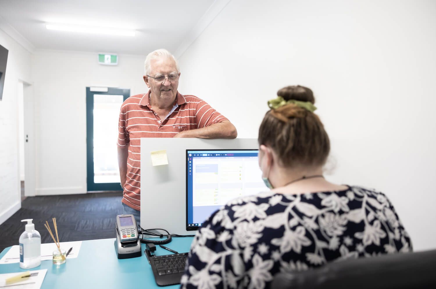 Reception at the Baji Denture Clinic in Macksville NSW