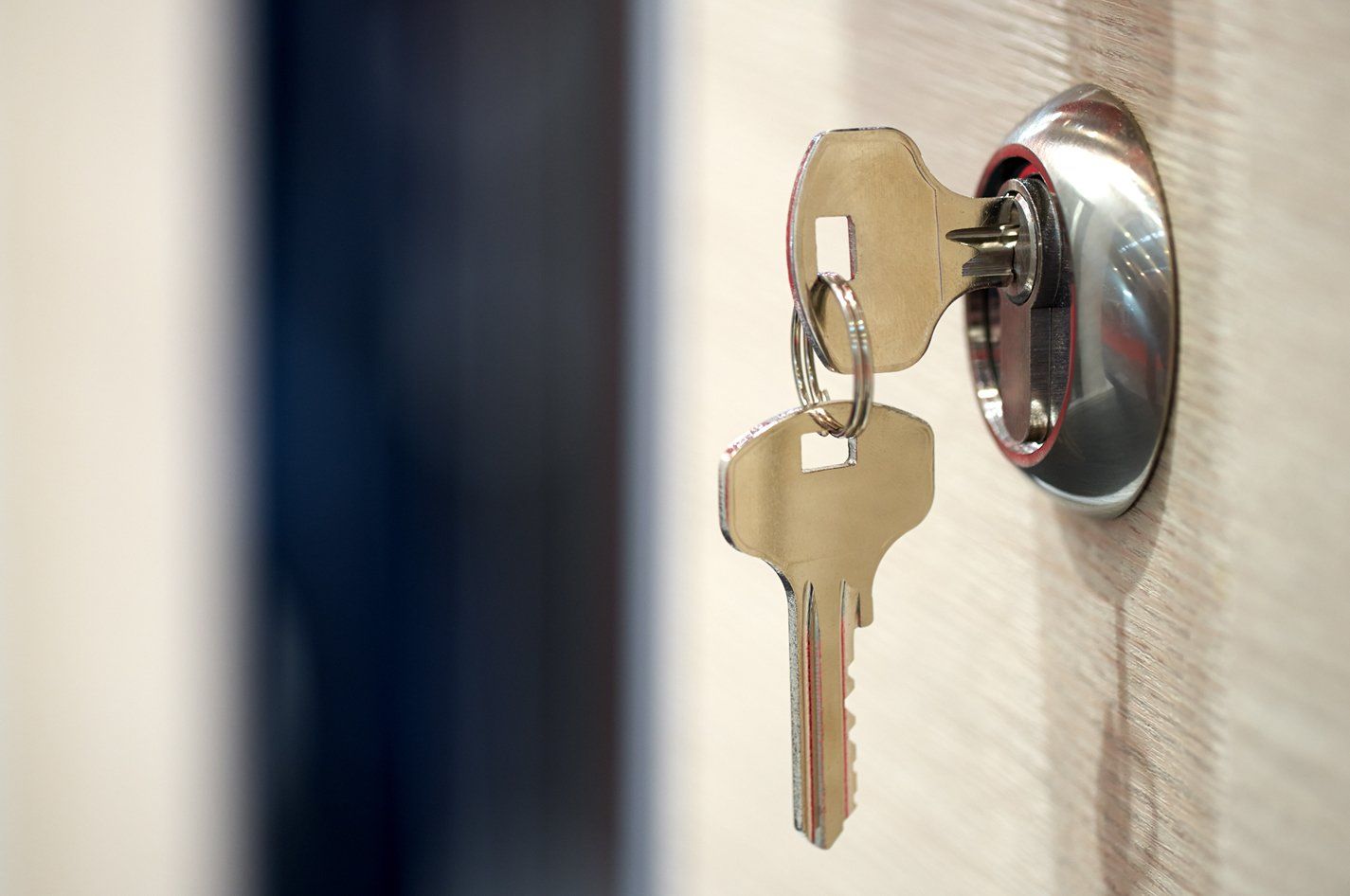 Key in the Keyhole — Dallas, TX — Locksmith keys in the keyhole — Dallas, TX — Locksmith