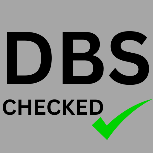 a logo that says dbs checked with a green check mark