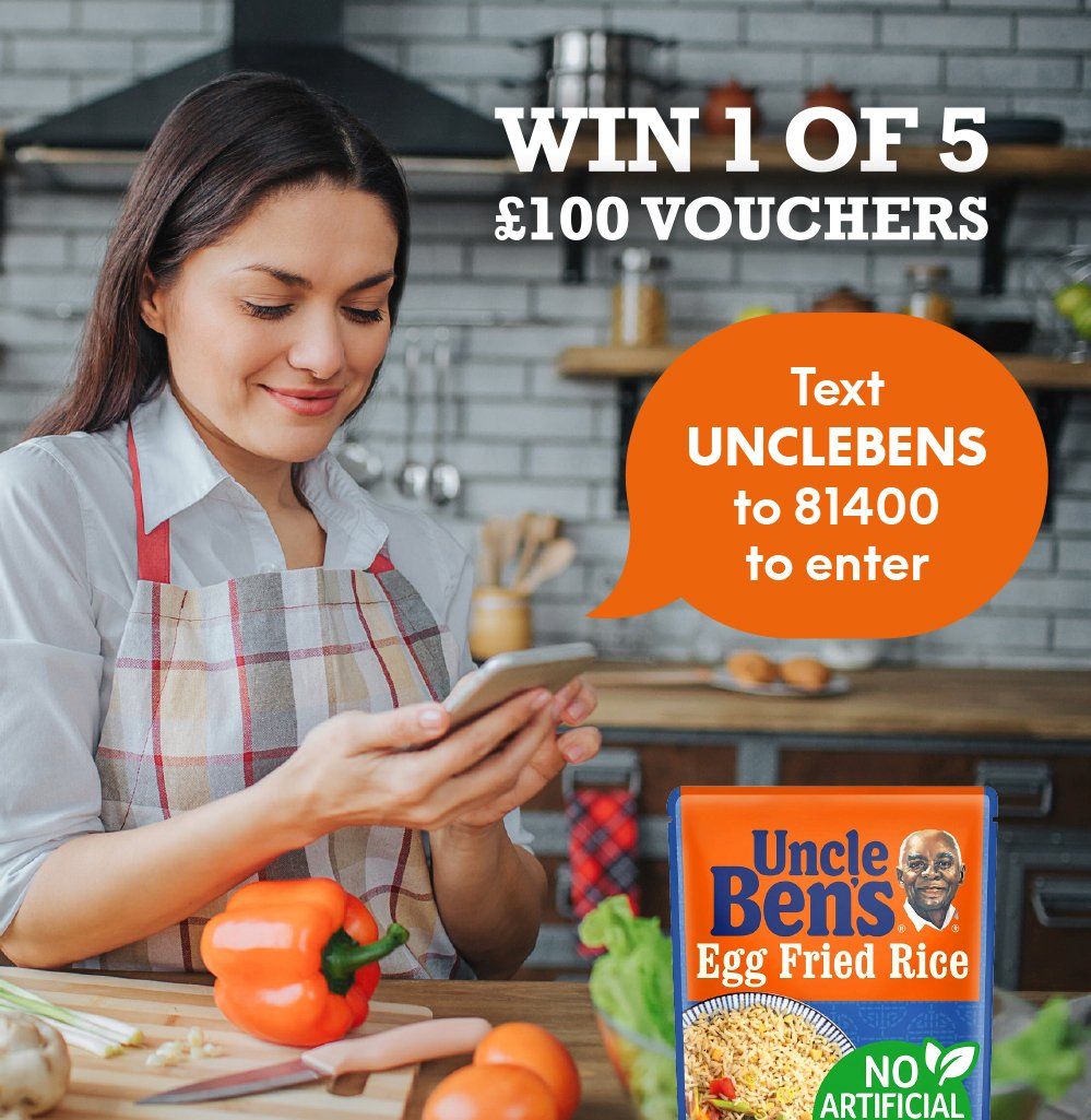 Cymba Uncle Bens Text To Win Campaign