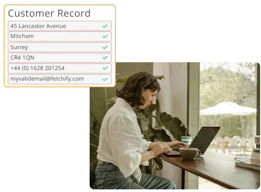 Find addresses quickly with an industry-standard postcode lookup