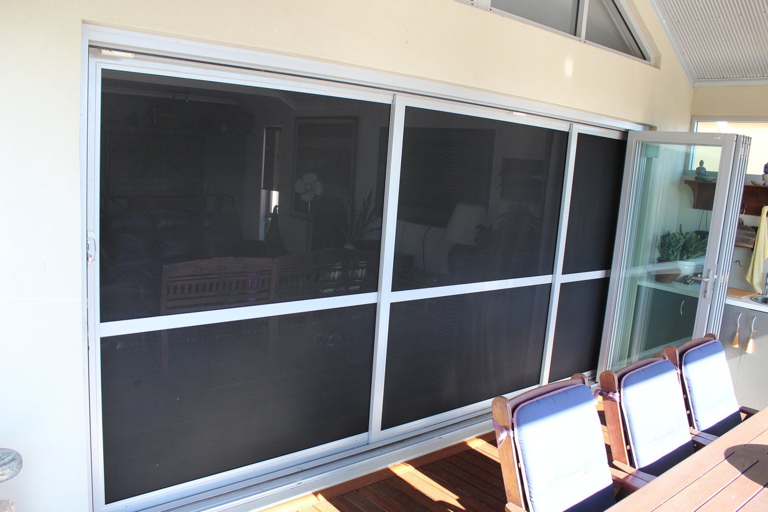 PROMESH316 Stainless Steel Stacking Security Door