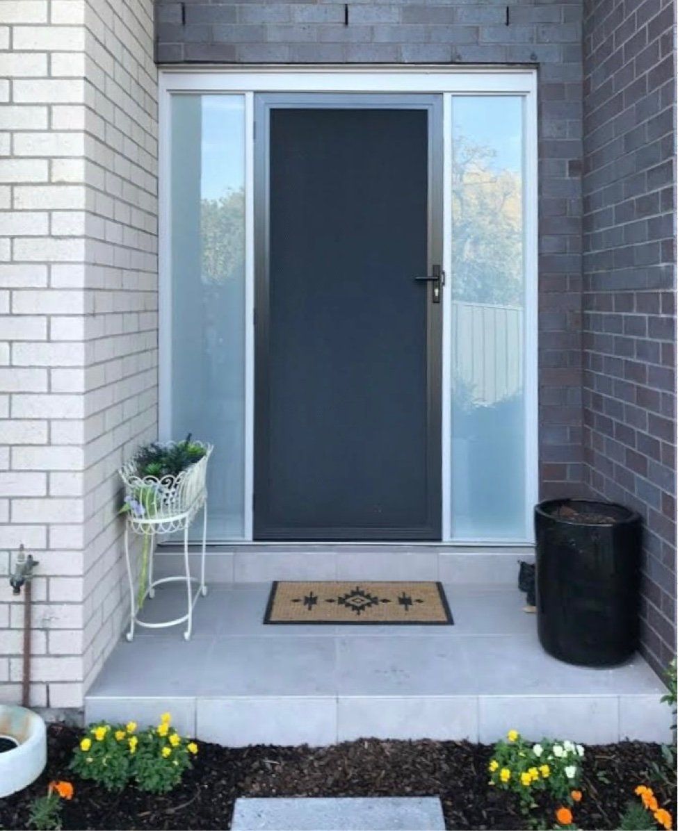 SecureShield® Perforated Aluminium Security Hinged Door