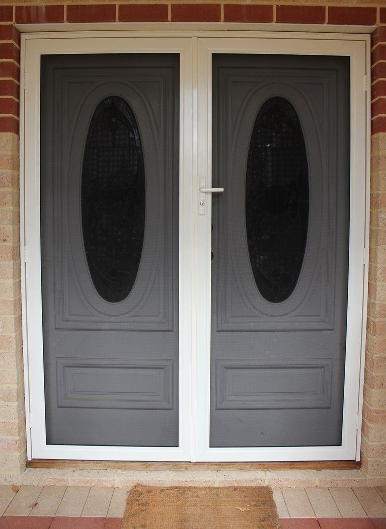 PROMESH Stainless Steel Hinged Security Double Doors