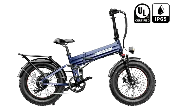 mars electric bicycle Heybike 2.0 Power through any terrain with a 1200W motor and 3 Heybike Mars 3.0, Vivid Orange