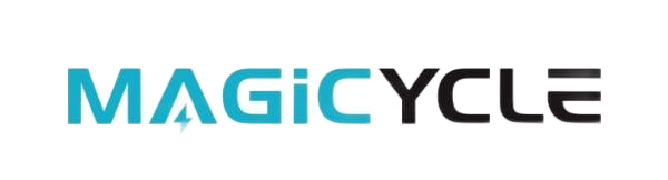 MAGICYCLE logo in teal and black on a white background