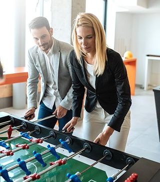 Business People Playing Foosball — Waite Park, MN — Total Recreation