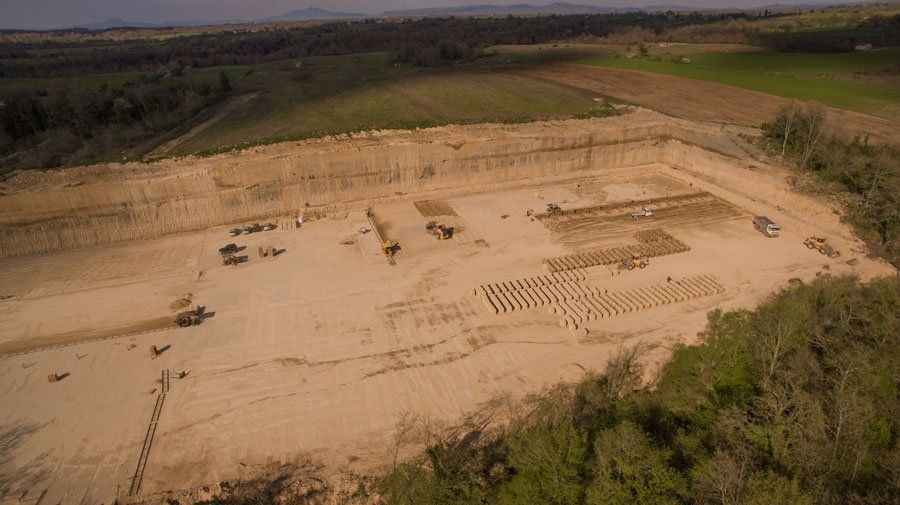 estrazione di zeolite