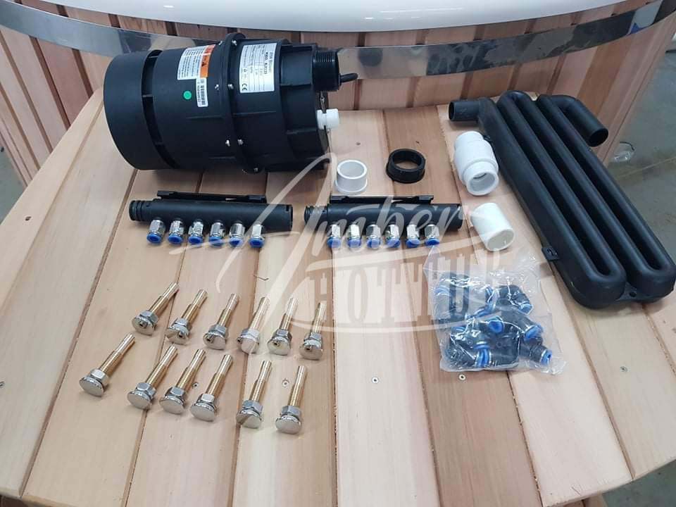 Air bubble , hydromassage systems, sand filters