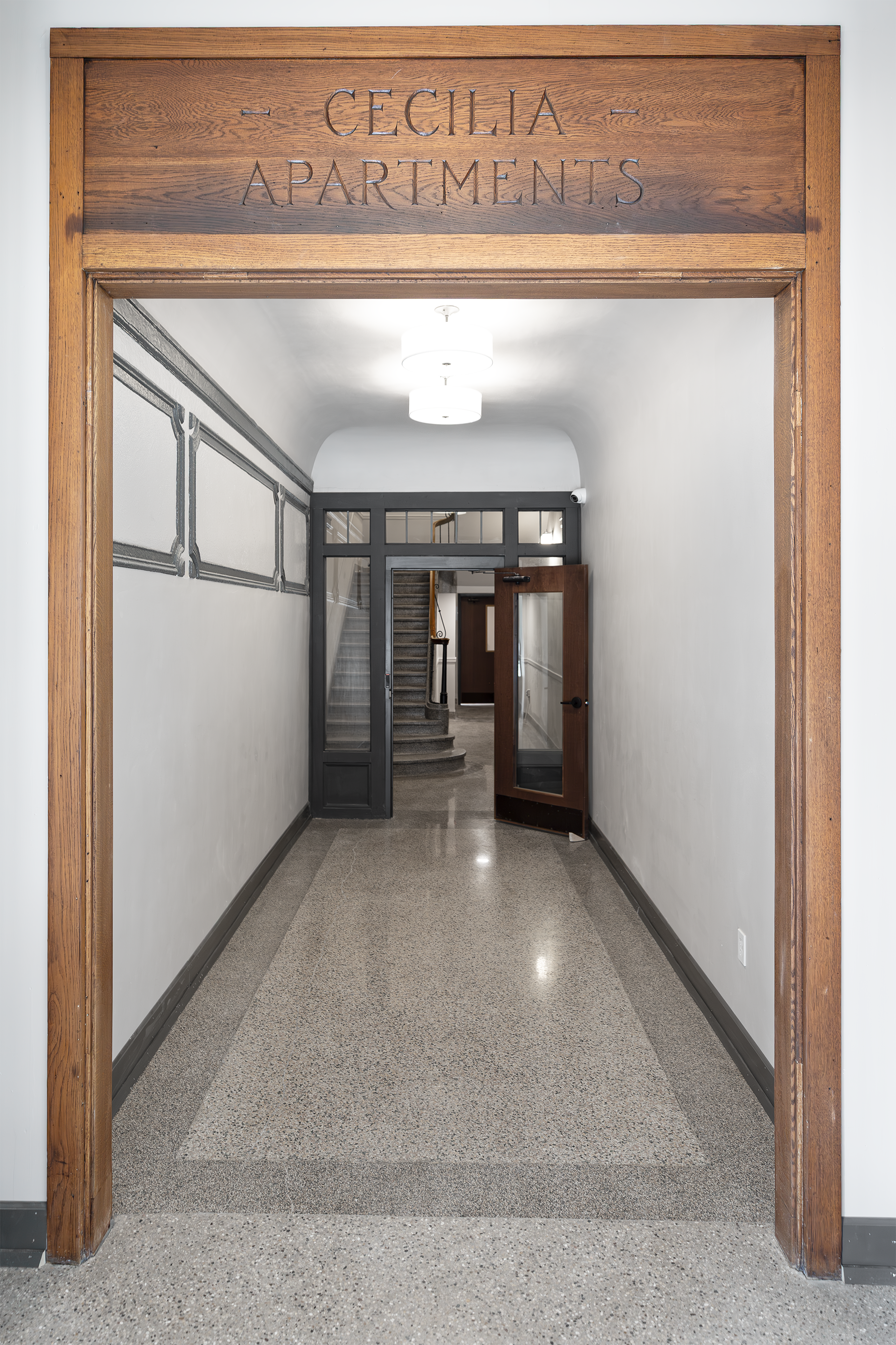 Photo showing the apartments entrance