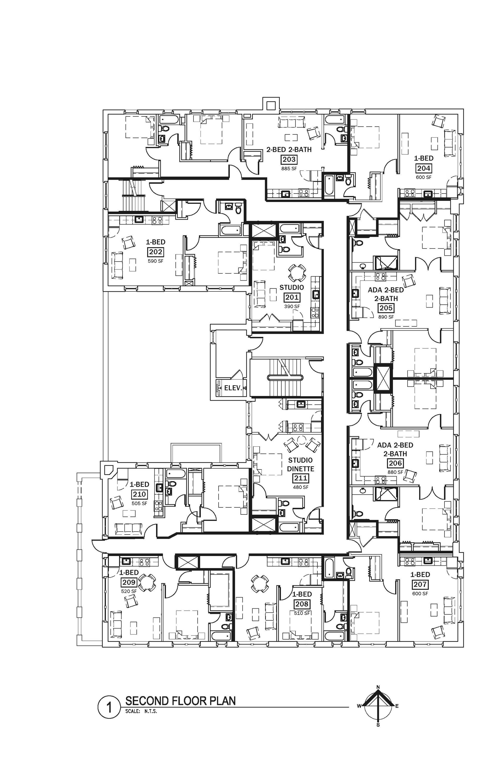 Typical Overall Floor - Floor Plan