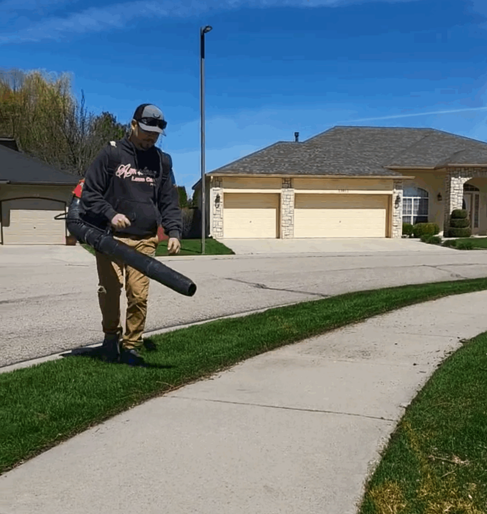 Leaf Blowing