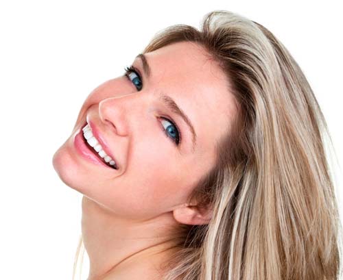Teeth Whitening — Woman Smiling in Wilmington, NC