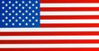 The American flag has a pattern of stars on it.