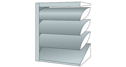 Formed Metal Acoustic Louver