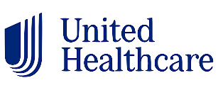 United Healthcare logo: blue abstract emblem and text.
