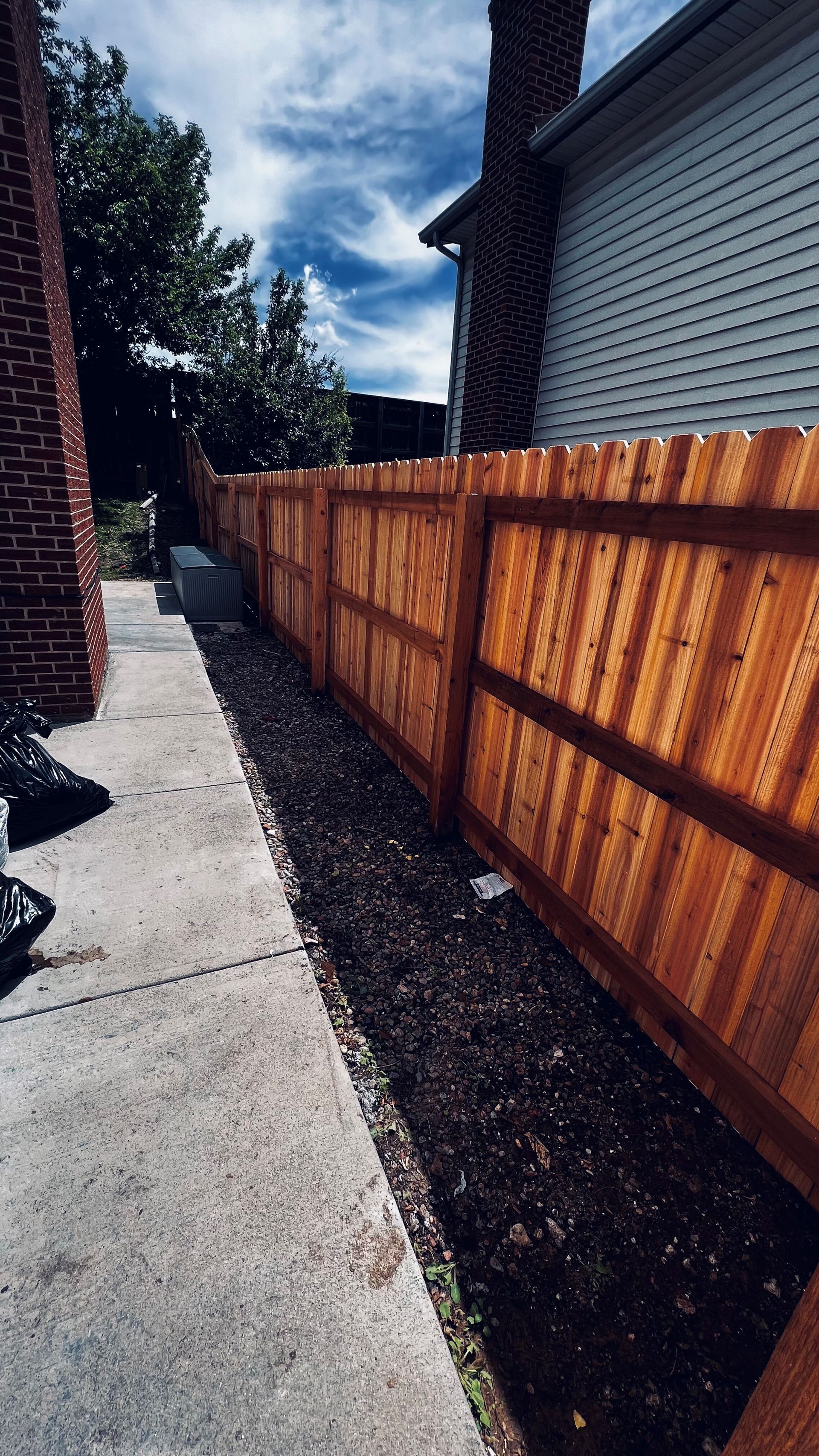 6 high cedar privacy fence — Greeley, CO — Fence Pros