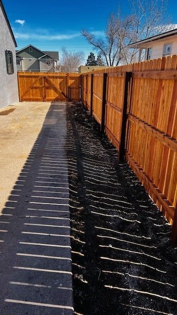 Cedar privacy fence — Greeley, CO — Fence Pros