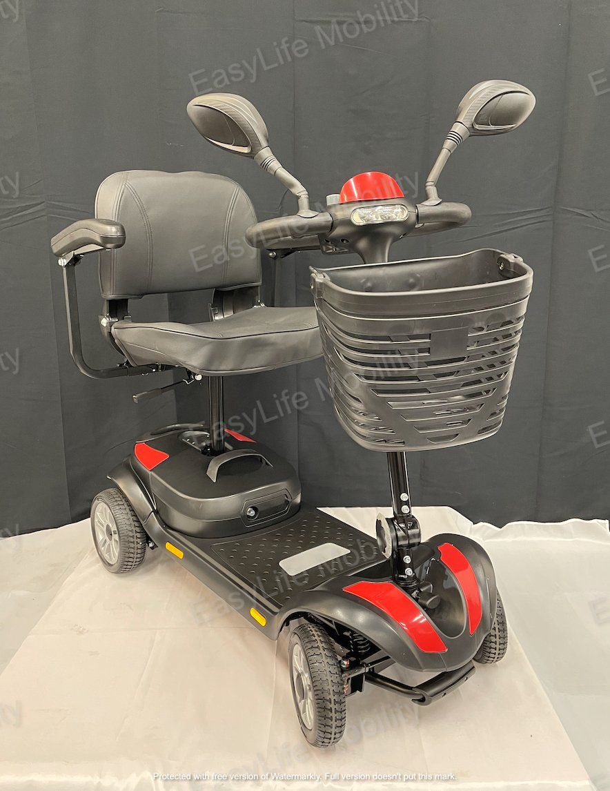 Red R1 Lithium Car Boot Mobility Scooter