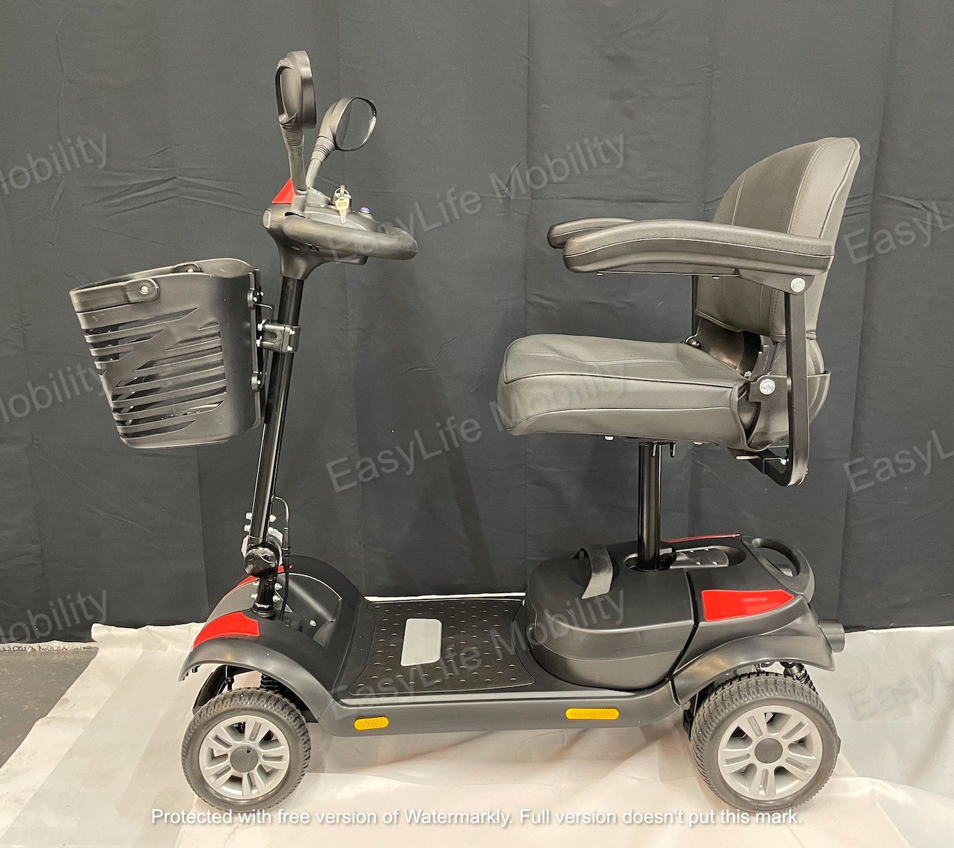 Red R1 Lithium Car Boot Mobility Scooter