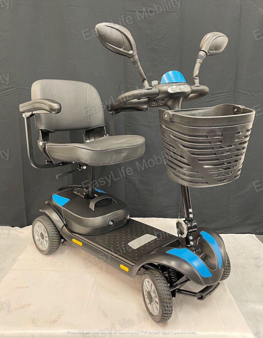 Blue R1 Lithium Car Boot Mobility Scooter