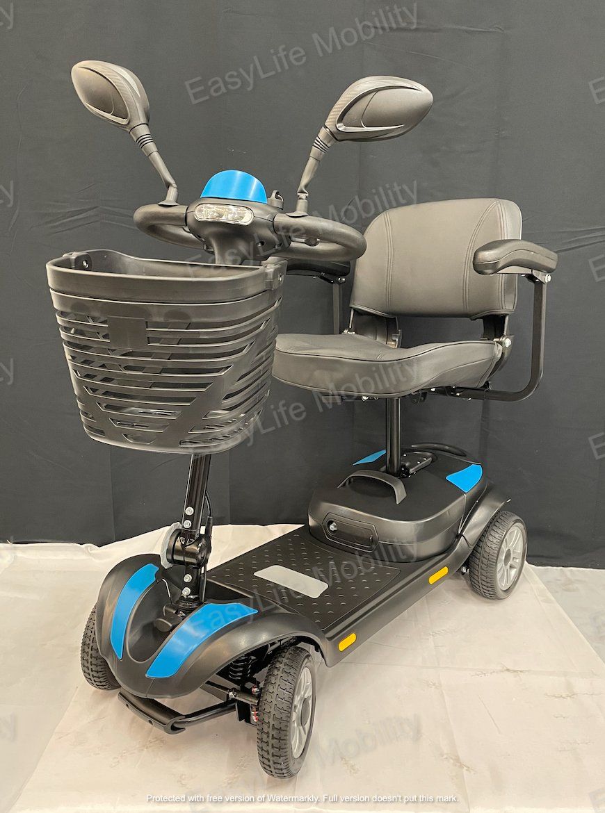 Blue R1 Lithium Car Boot Mobility Scooter