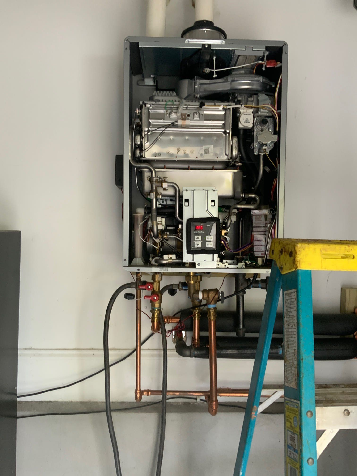 flushing of a tankless water heater