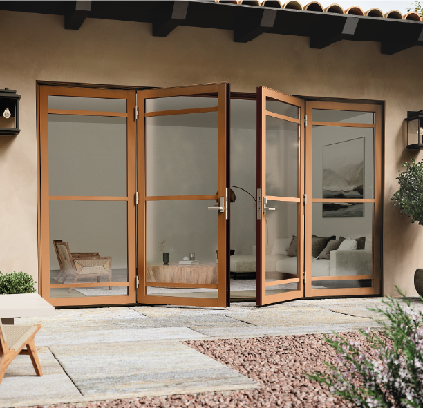 Exterior image featuring an Ultimate Swinging Narrow Door by Marvin
Marvin Ultimate Swinging Narrow Profile Door