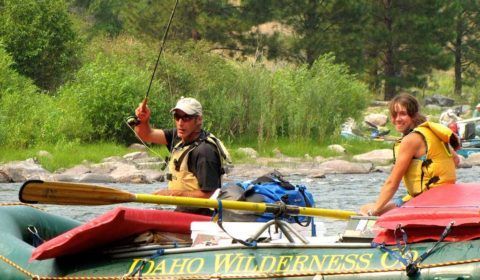 Fishing on the Salmon River