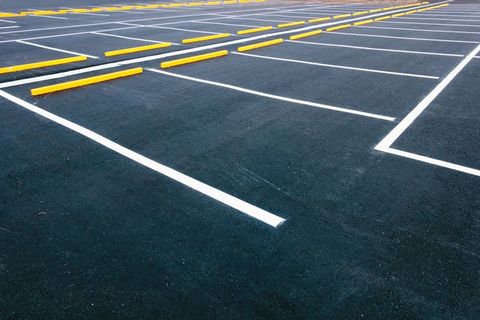 Empty Parking Lot — Victoria, TX — Page Striping