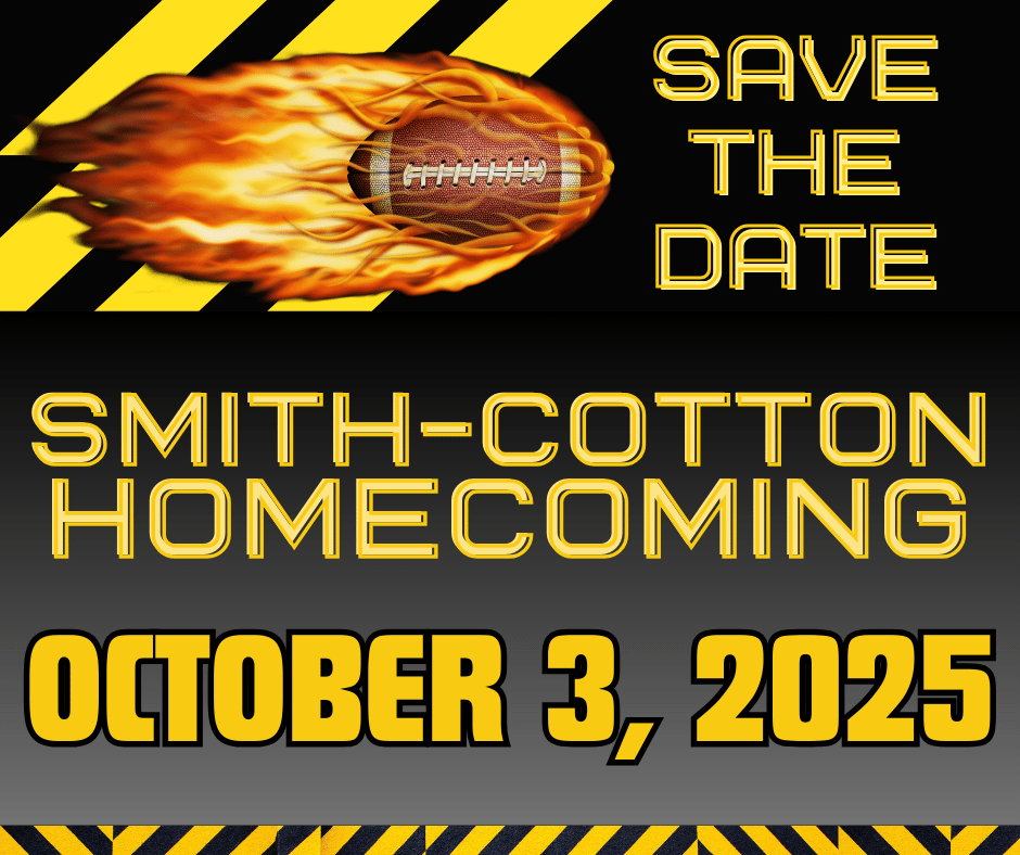 An advertisement for smith-cotton homecoming on october 3 2025