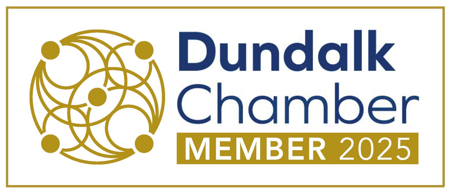 Dundalk  chamber of Commerce Logo  this shows that we are a member of the Dundalk Chamber 