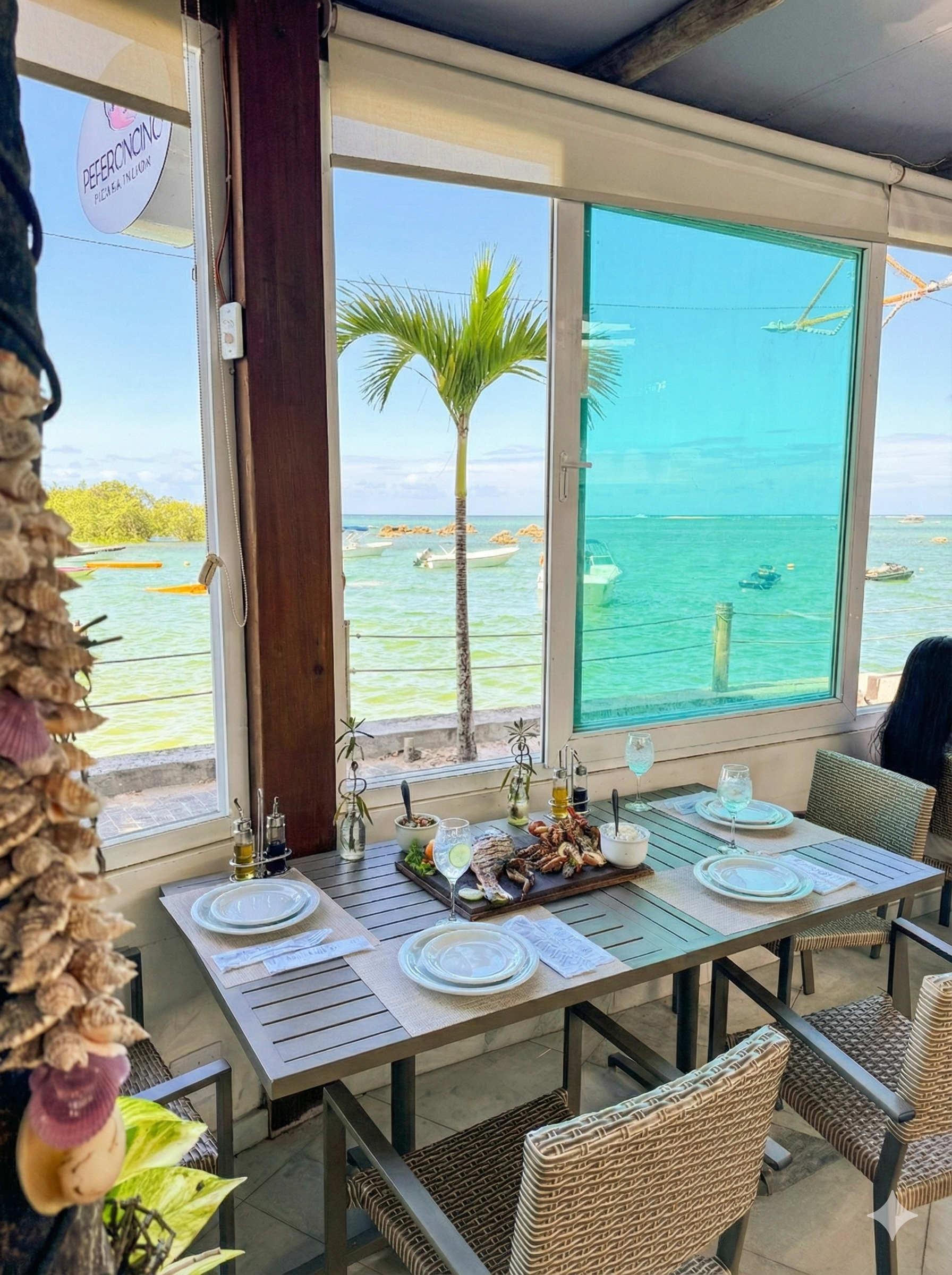 Restaurante AQU by Sambass em Morro de São Paulo