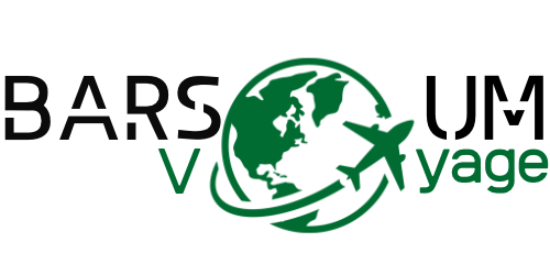 Le logo des bars um voyage montre un globe et un avion.