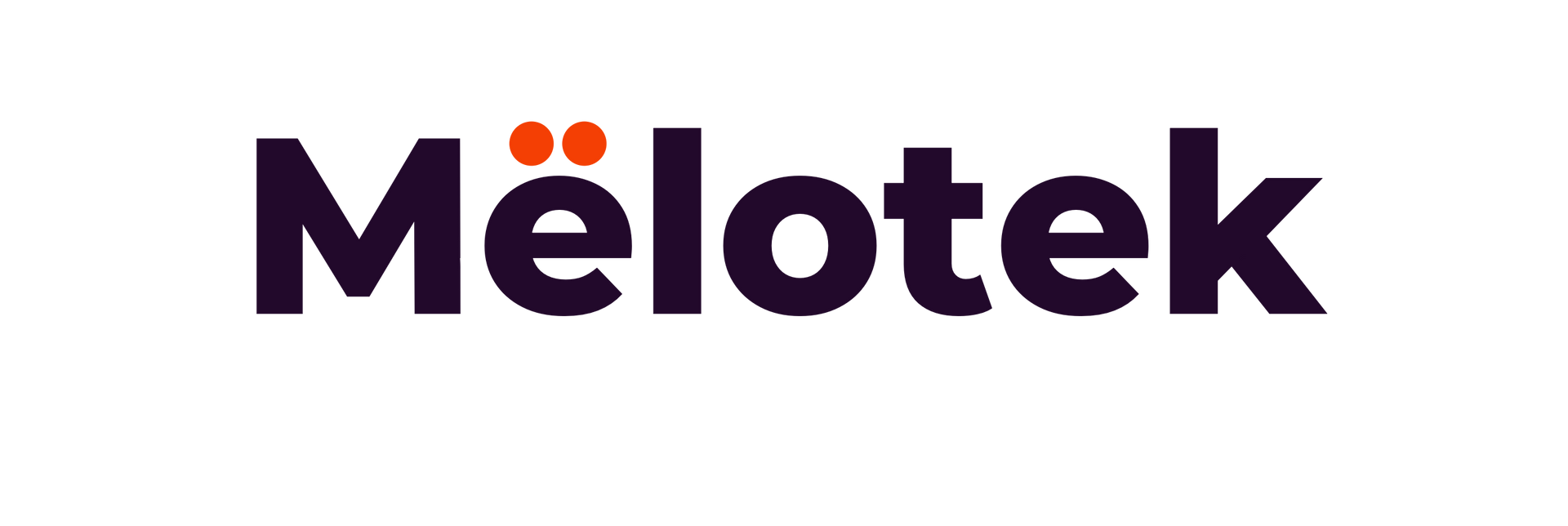 Un logo pour une entreprise appelée mellotek sur fond blanc.