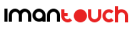 Le mot imantouch est écrit en noir et rouge sur fond blanc.
