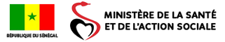 A logo for the ministere de la sante et de l action sociale