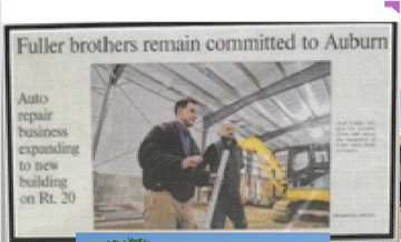 A newspaper article about fuller brothers remaining committed to auburn