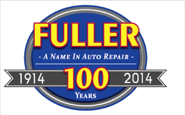 A logo for fuller a name in auto repair