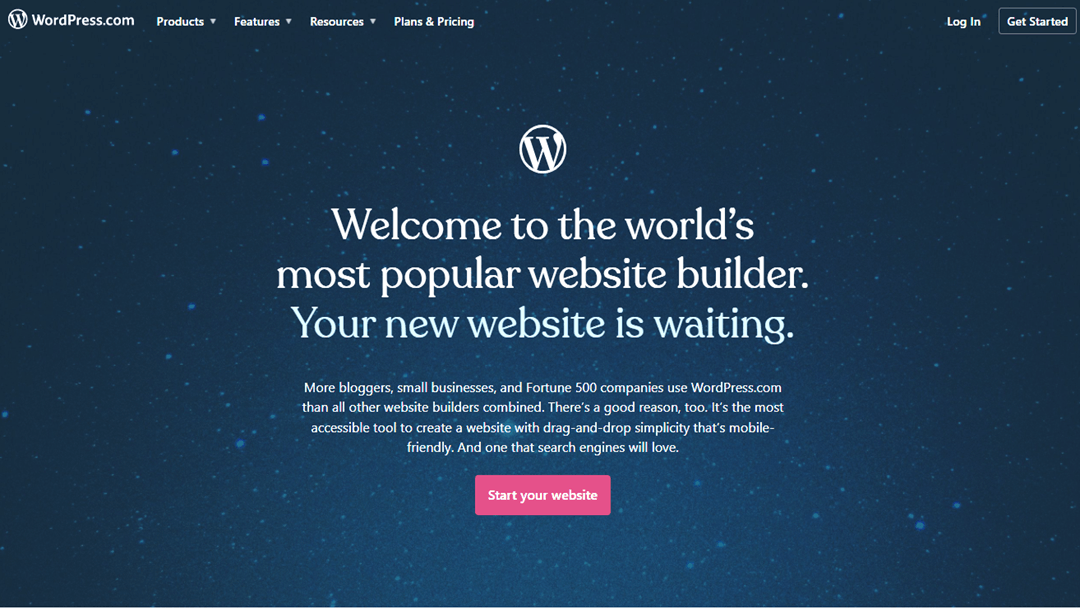WordPress.com website