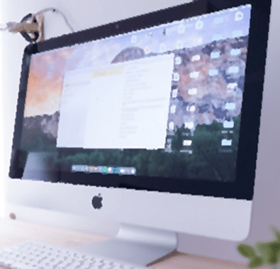 desktop PC, laptop and tablet
