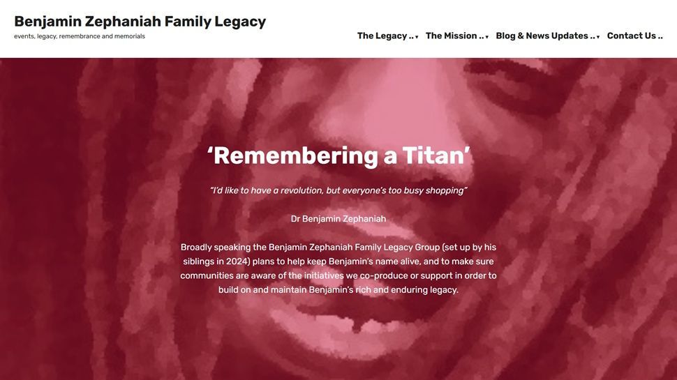 Benjamin Zephaniah Family Legacy