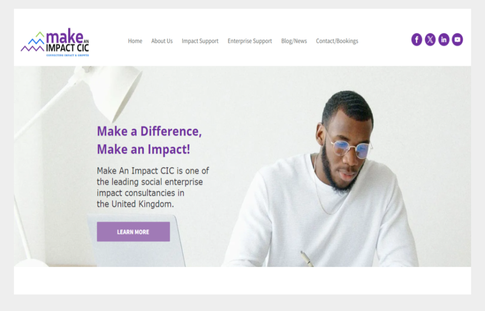 Make An Impact website