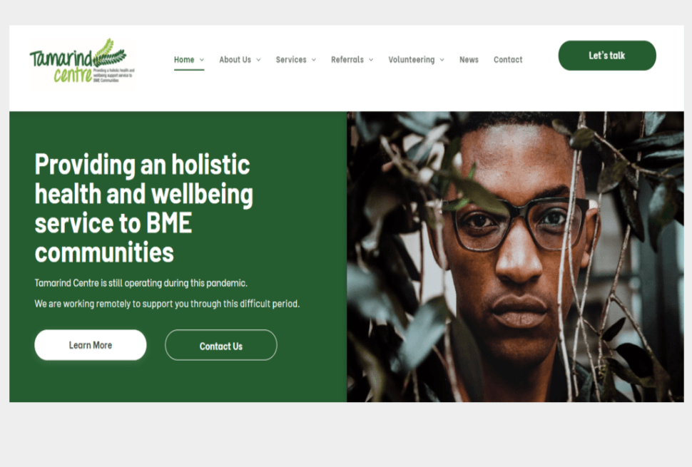 Tamarind Centre website