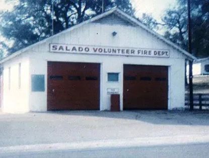 The Salado volunteer fire department is located in a small town.