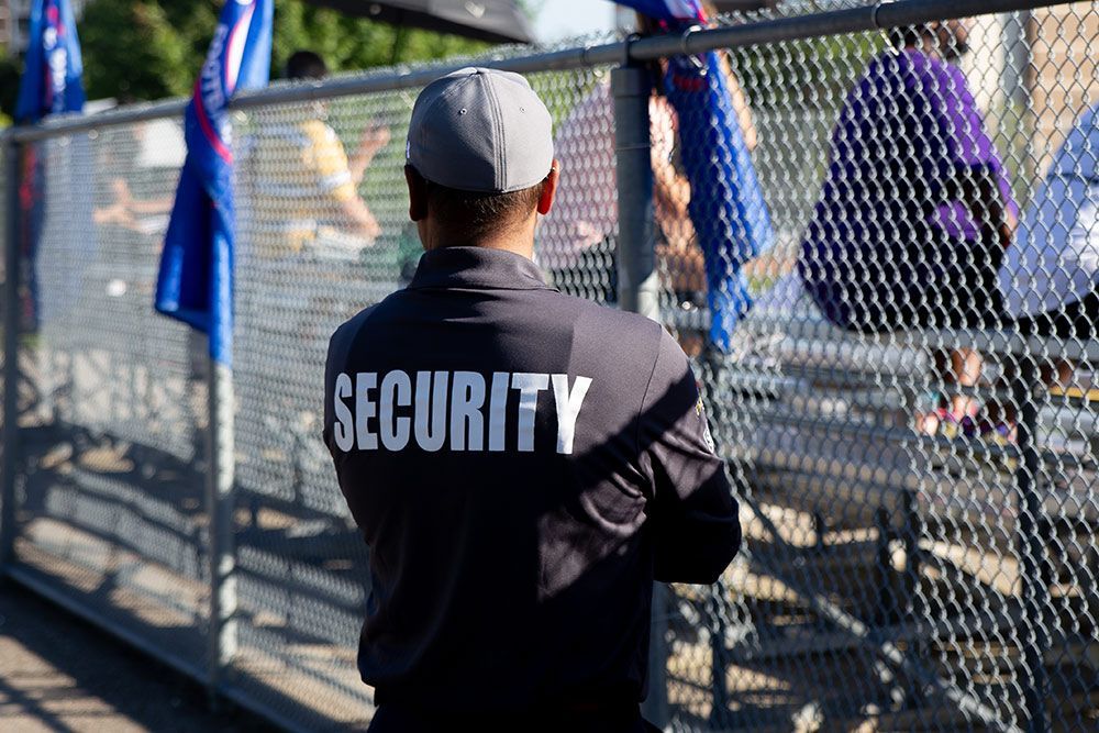 Security Guard Patrolling Soccer Stadium - Security Company in Gunnedah, NSW