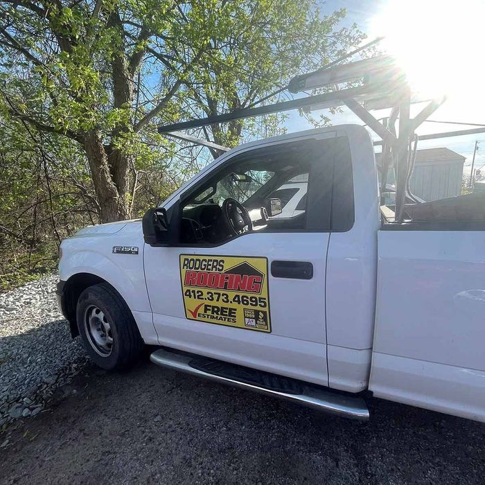 Business Vehicle — Trafford, PA — Rodgers Roofing & Remodeling