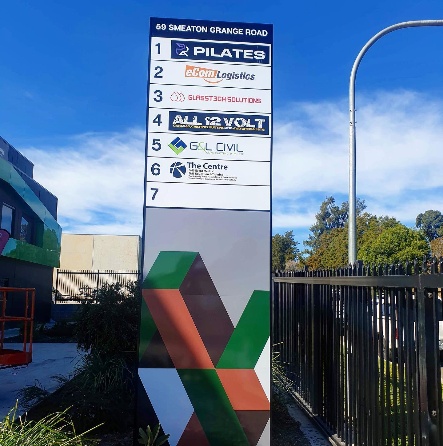Vertical Pylon Signs — Smeaton Grande NSW — Macarthur Signs & Graphics